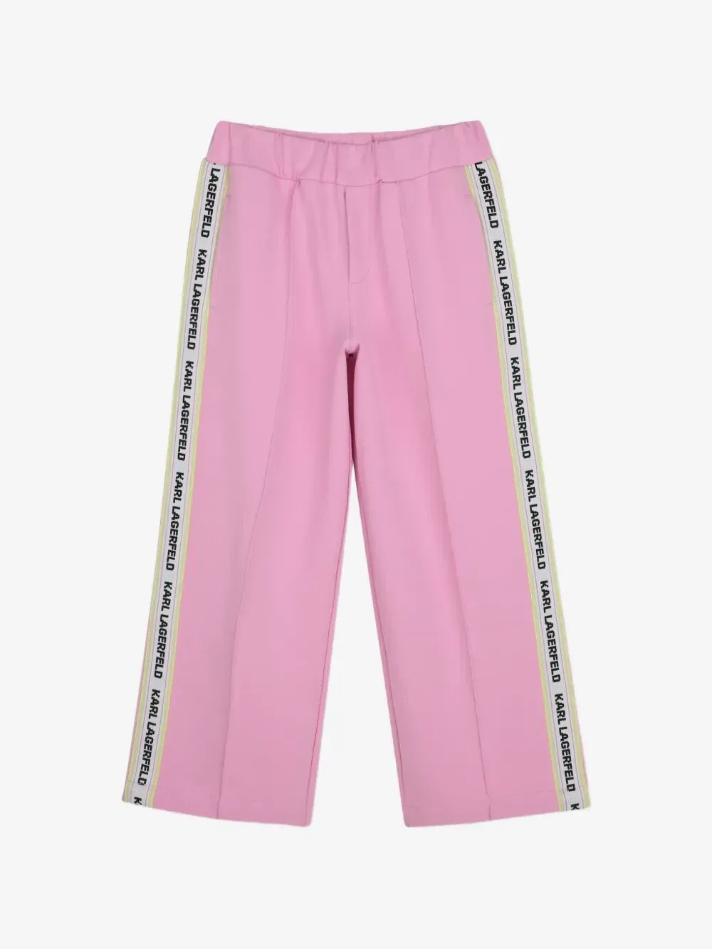 Спортивные брюки с логотипом Karl Lagerfeld Kids, розовый