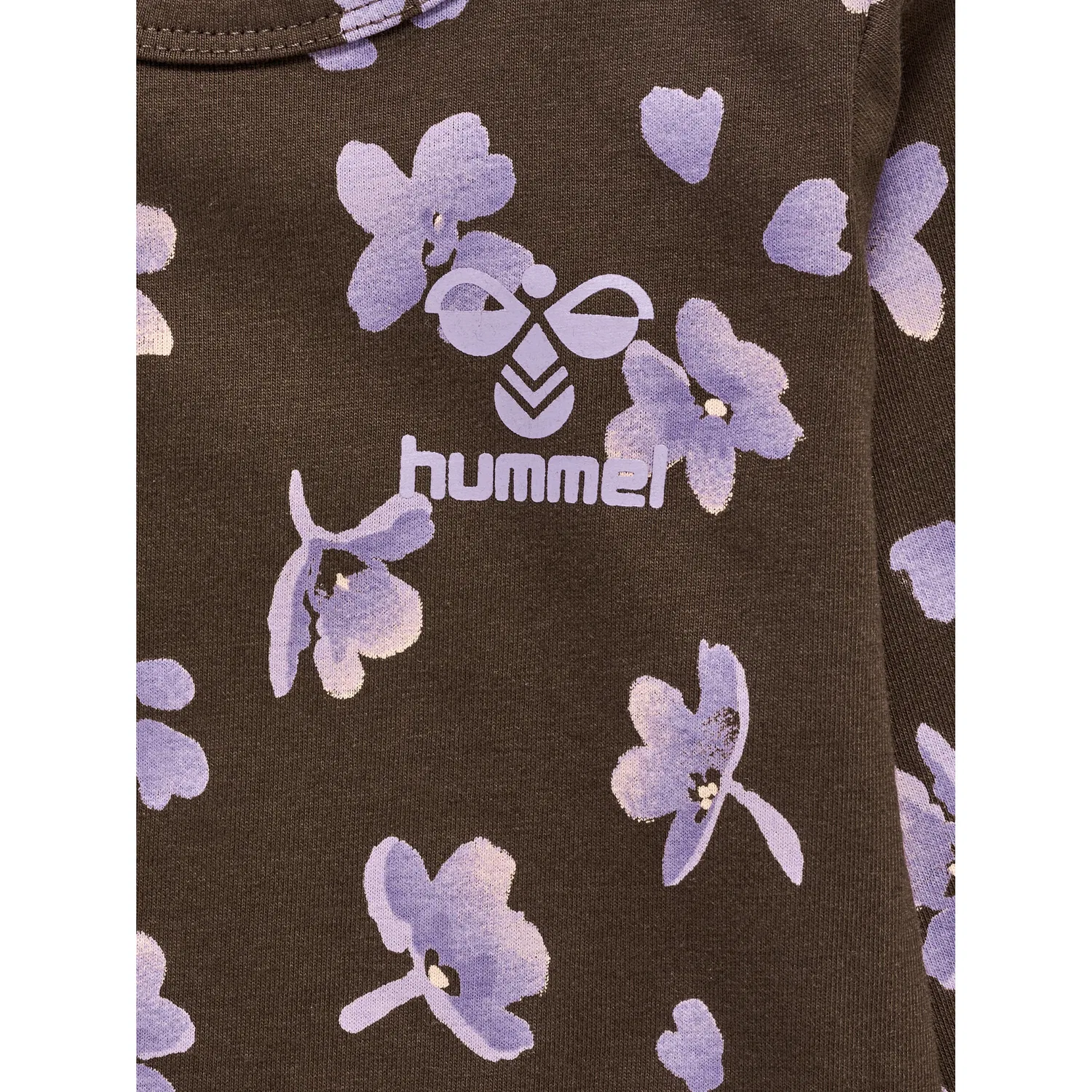 Детский боди с длинным рукавом Hummel Gug, Braun Schokoladenfarben — фото 3