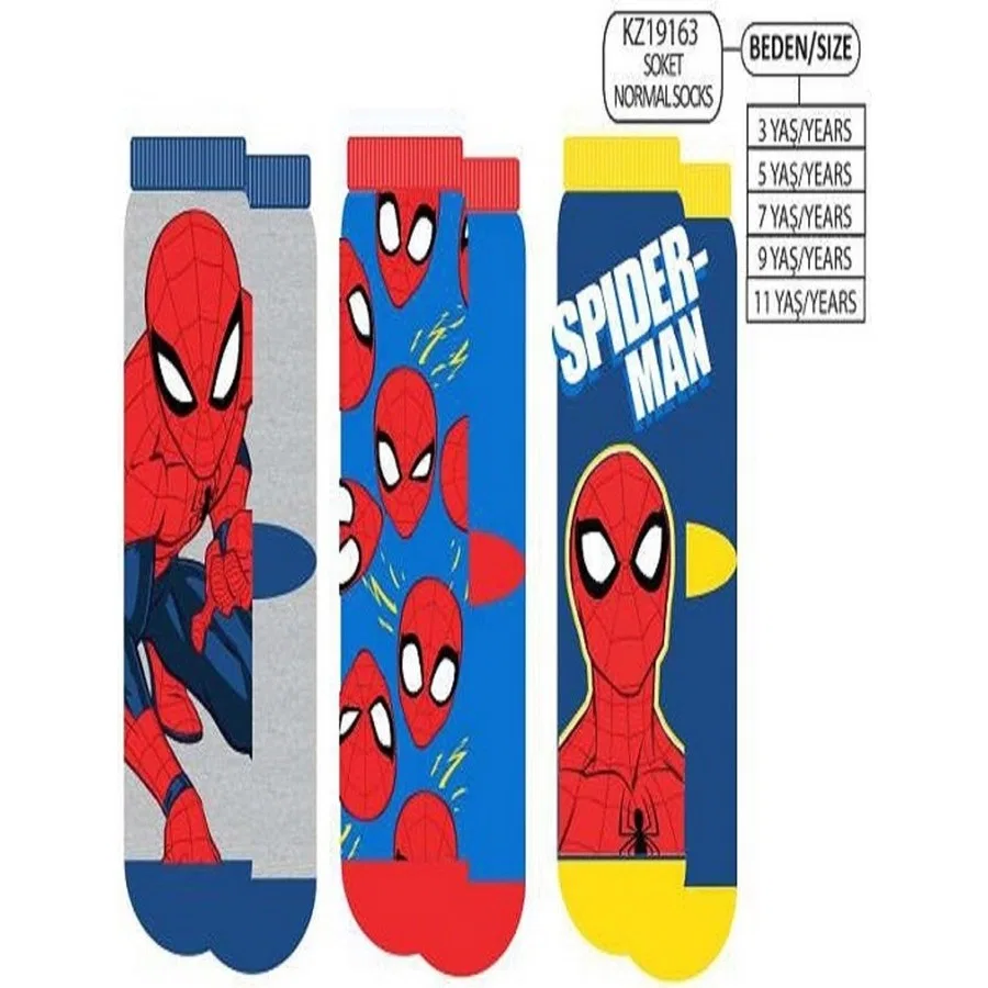 Носок спортивный с принтом Spider-Man Çimpa, Смешанный — фото 3