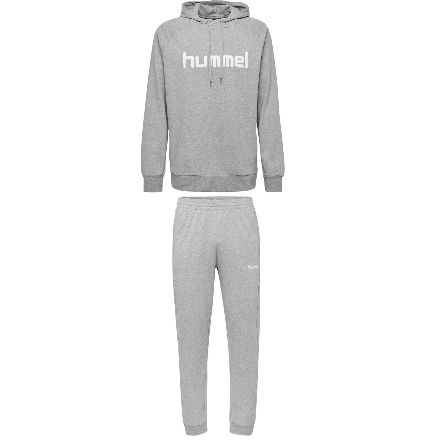 Детский спортивный костюм из хлопка Go Cotton Logo Hummel, Grau