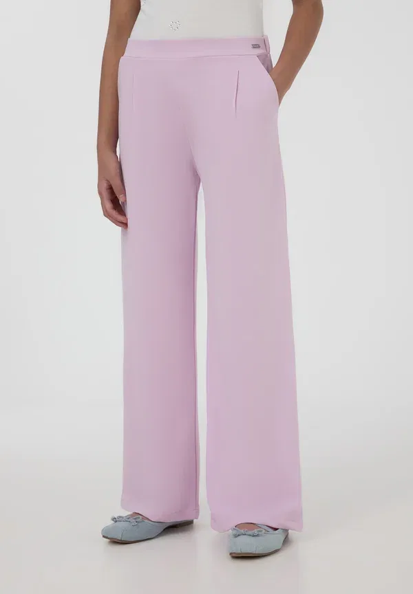 Брюки из полиэстера с эластаном Trousers Terranova, lilla, сиреневый — фото 2