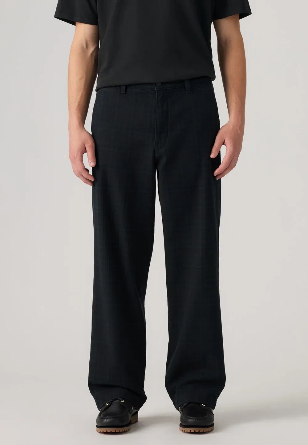 Xx чинос мешковатые - чиносы Levi'S, Miles Plaid Dark Tonal Twill Yd