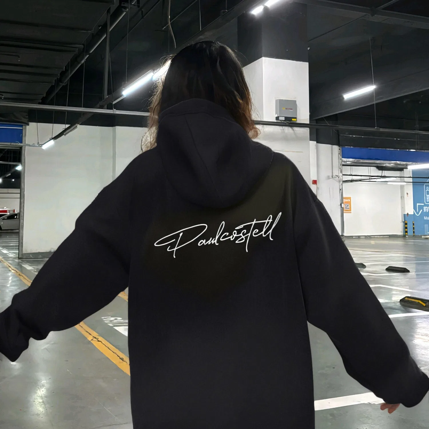 Детский свитшот с принтом Black Paul Costelloe — фото 4