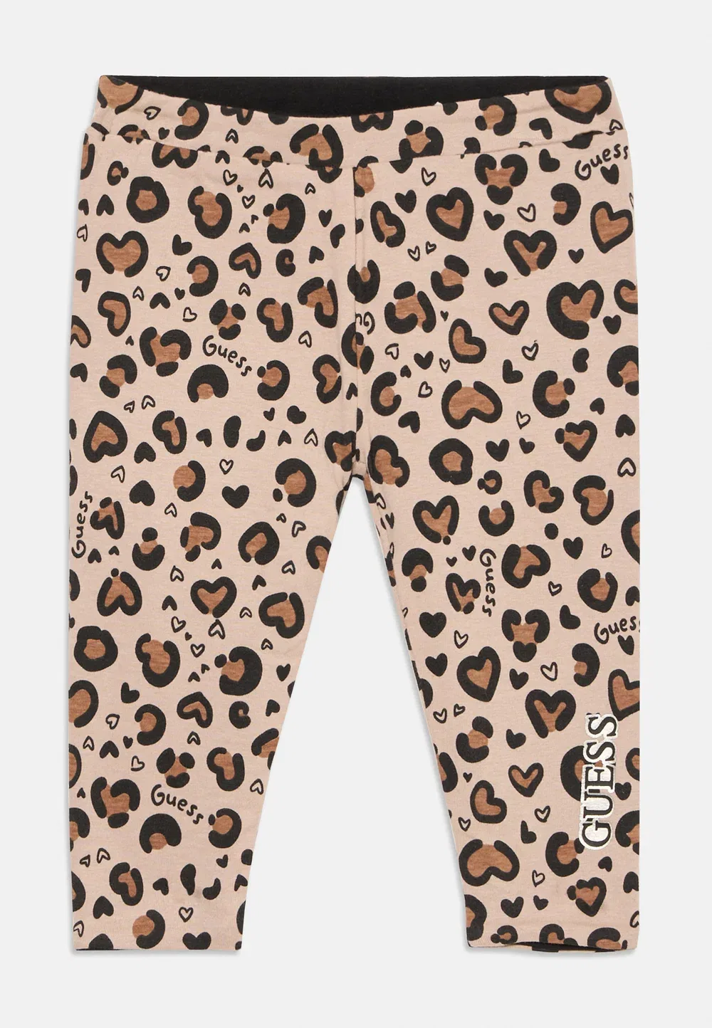 Детские двусторонние леггинсы - леггинсы - брюки Guess, Baby Leopard Beige C