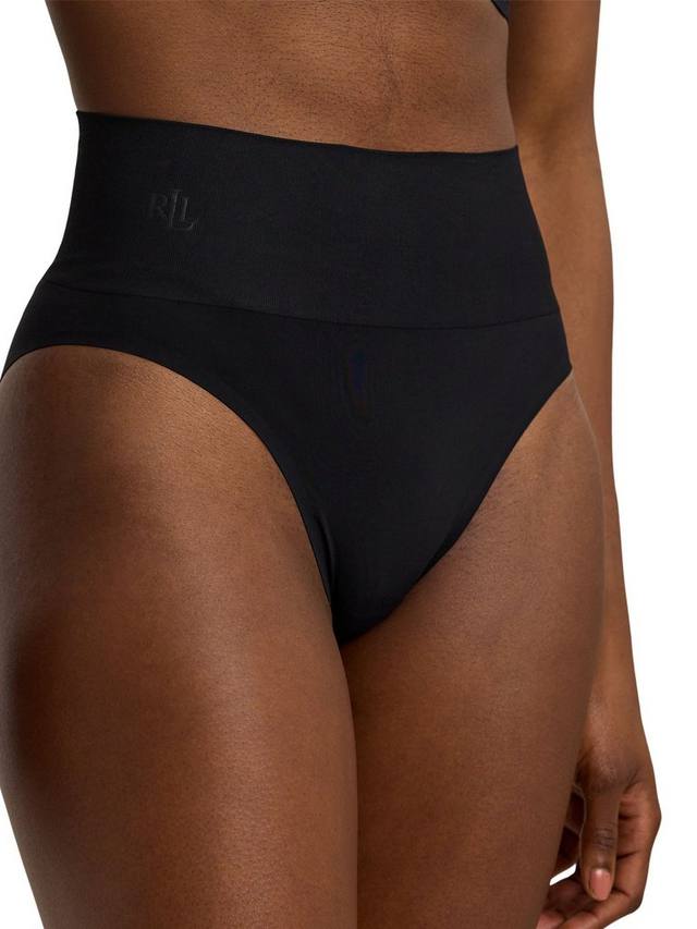 Беспалочные трусики Lauren Smoothing Seamless с высоким вырезом Ralph Lauren, Black — фото 3