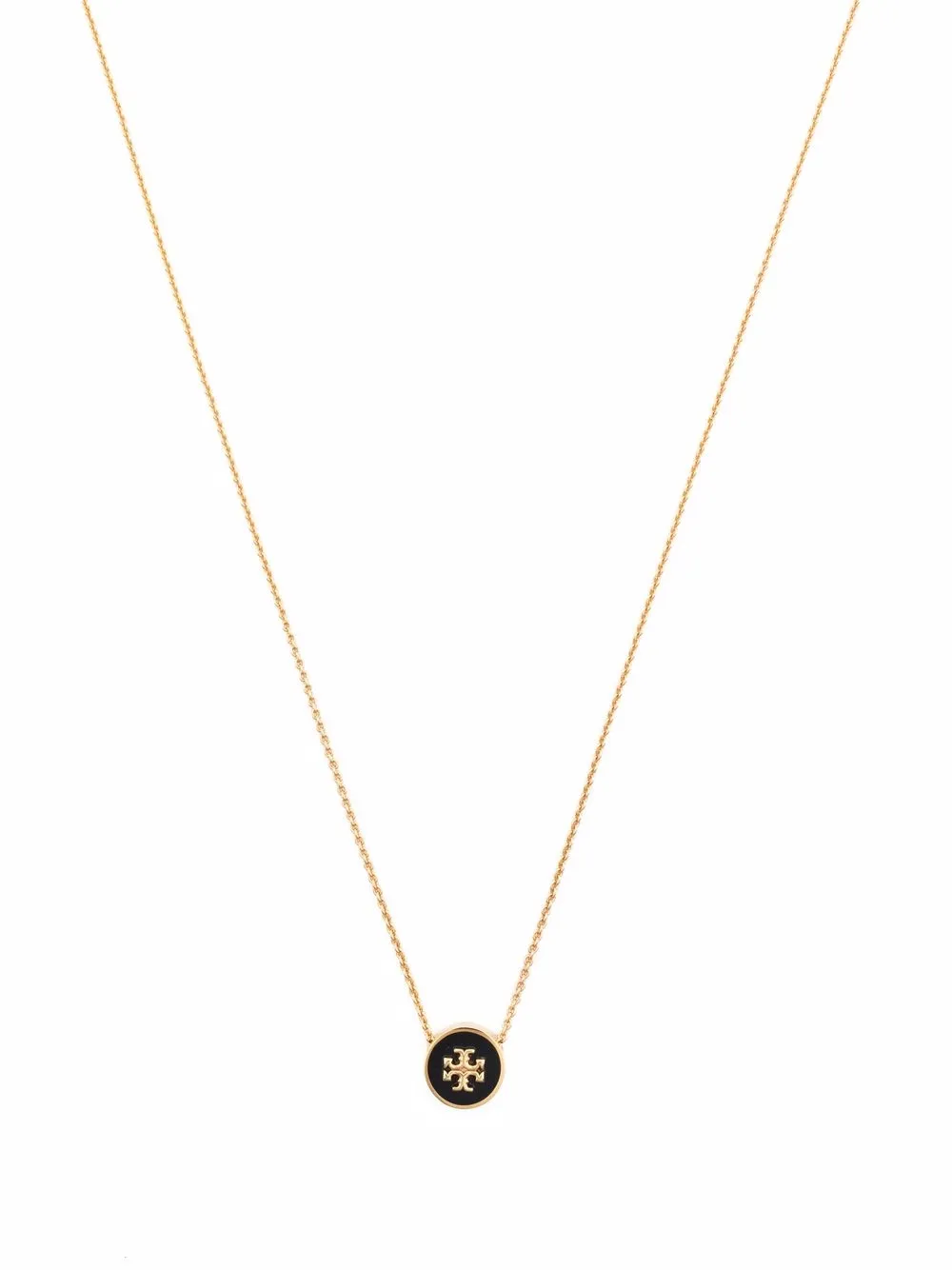 

Колье Kira с эмалированной подвеской Tory Burch, золотой