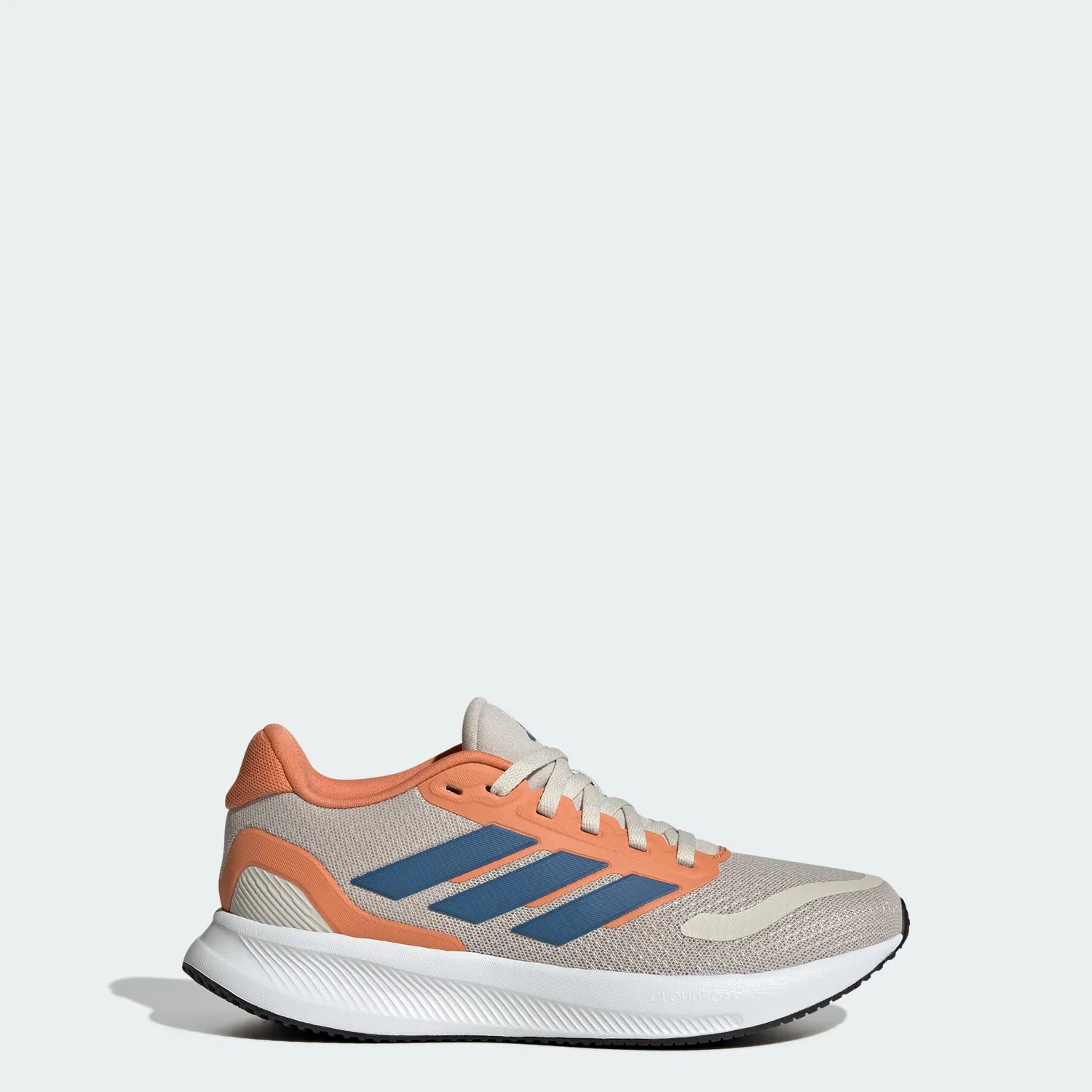 Детские кроссовки с текстильным верхом Runfalcon 5 adidas, Alumina / Dusky Petrol / Dusky Orange