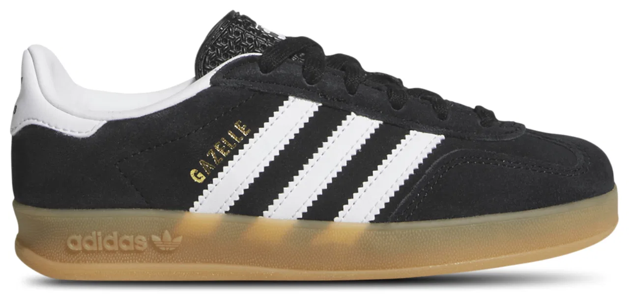 Кроссовки для мальчиков Gazelle Indoor Adidas, цвет Core Black/Gum/Ftwr White