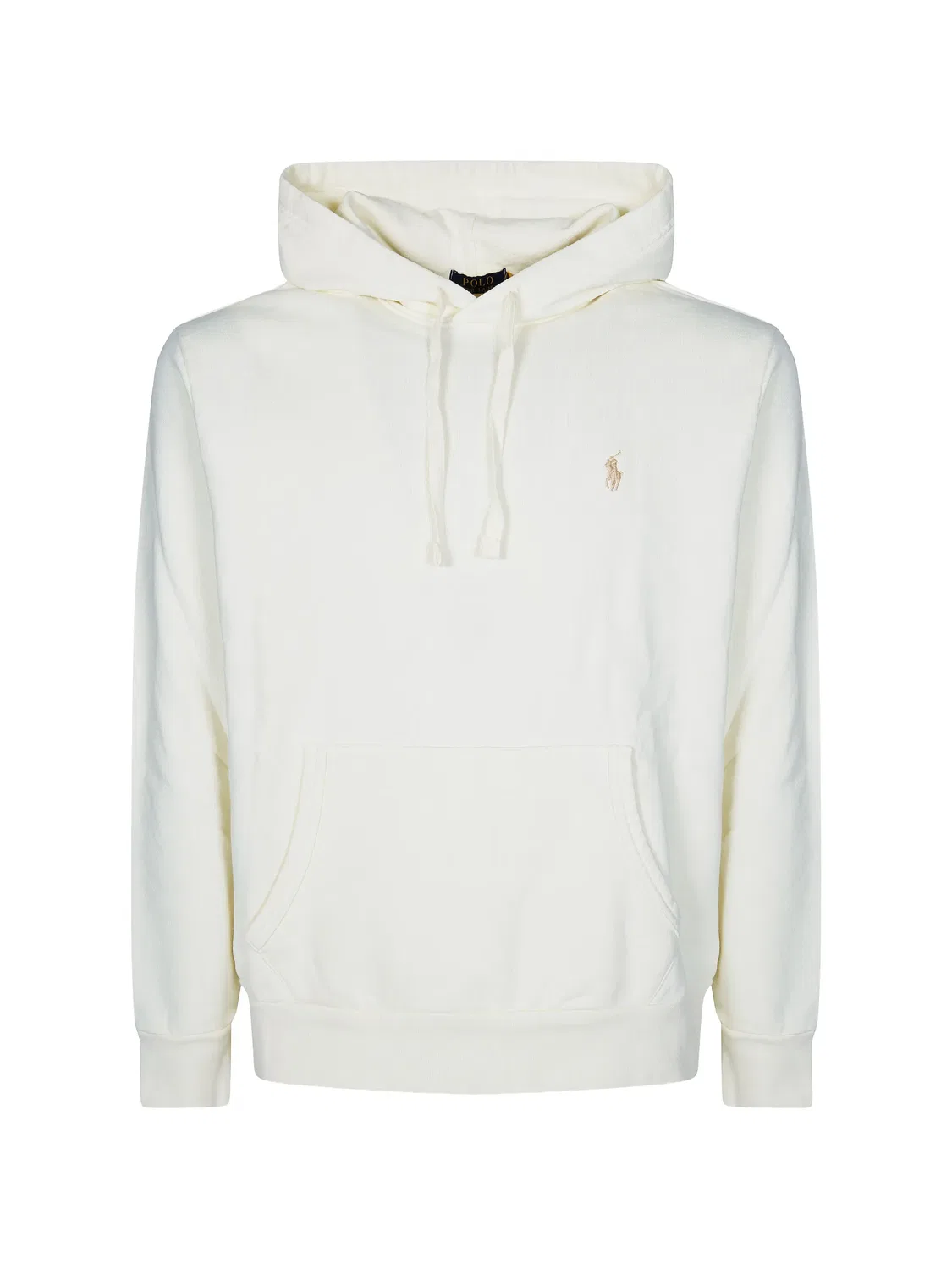 Худи хлопковое белое Polo Ralph Lauren, белый