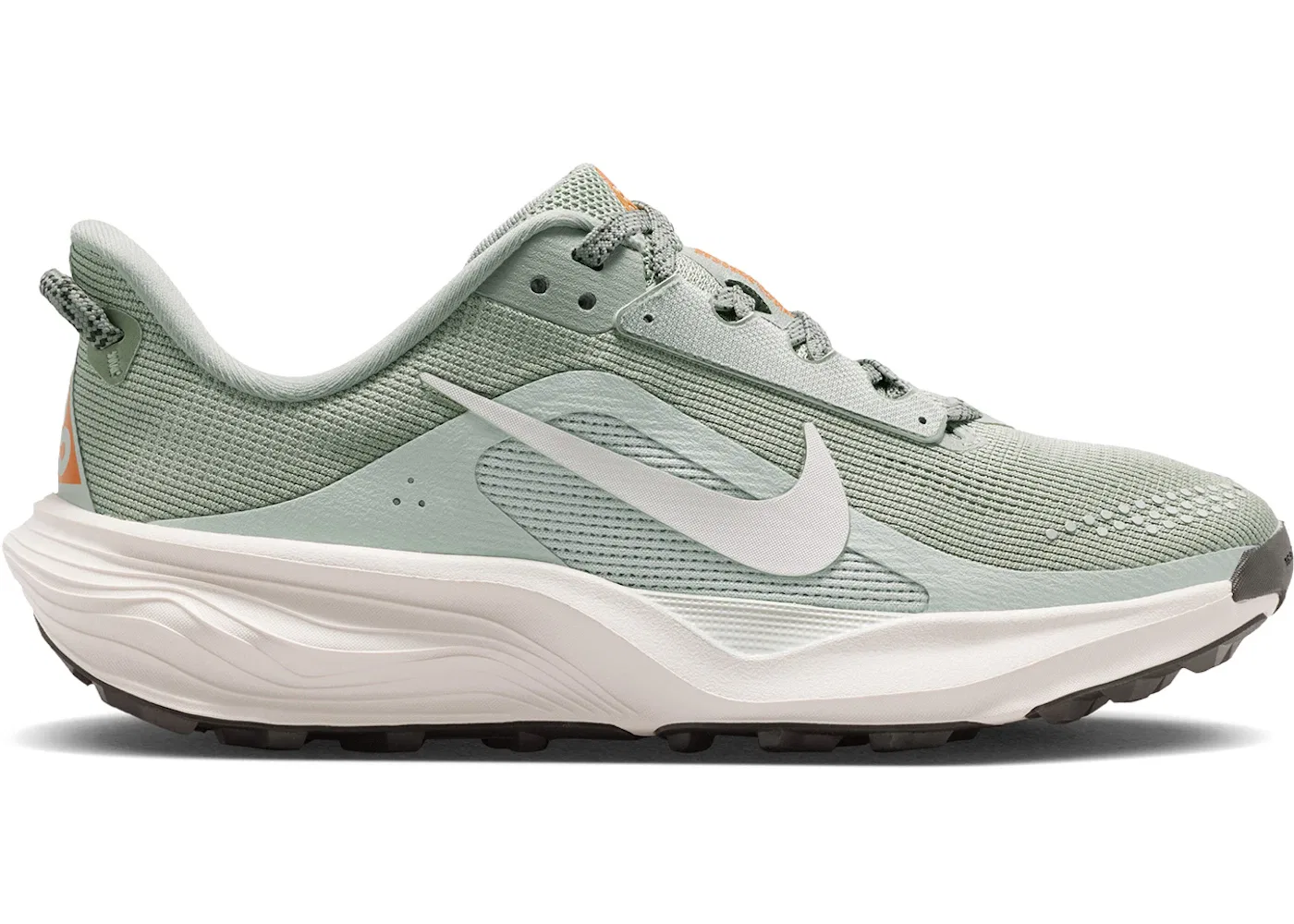 Детские кроссовки для бега с высоким сцеплением Nike ACG Pegasus Trail Nike, Jade Horizon/Light Silver/Safety Orange/Phantom