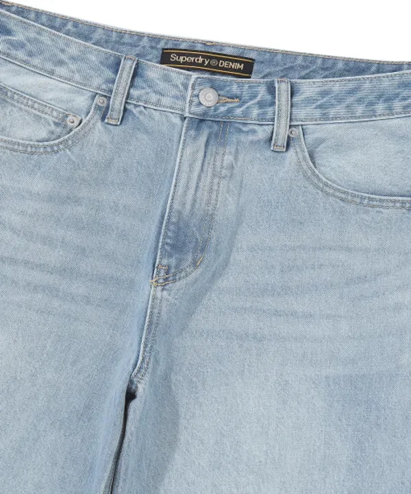 Джинсы широкие Iconic, Superdry, Light Indigo — фото 3
