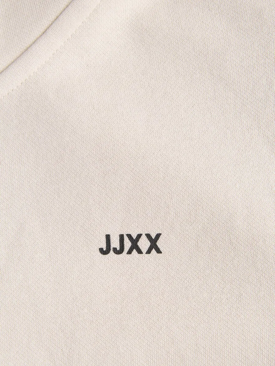 Худи на молнии JJXX 'JXAbbie' цвета слоновой кости — фото 4