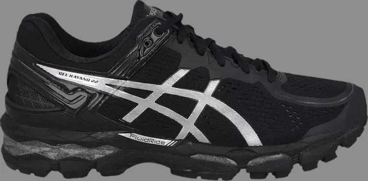 

Лимитированные кроссовки gel kayano 22 'onyx silver' Asics, черный