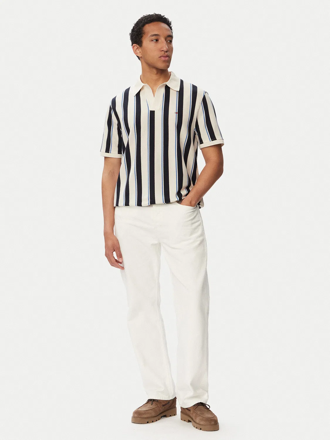 Мужское поло стандартного кроя Classic Tommy Hilfiger, разноцветный — фото 2