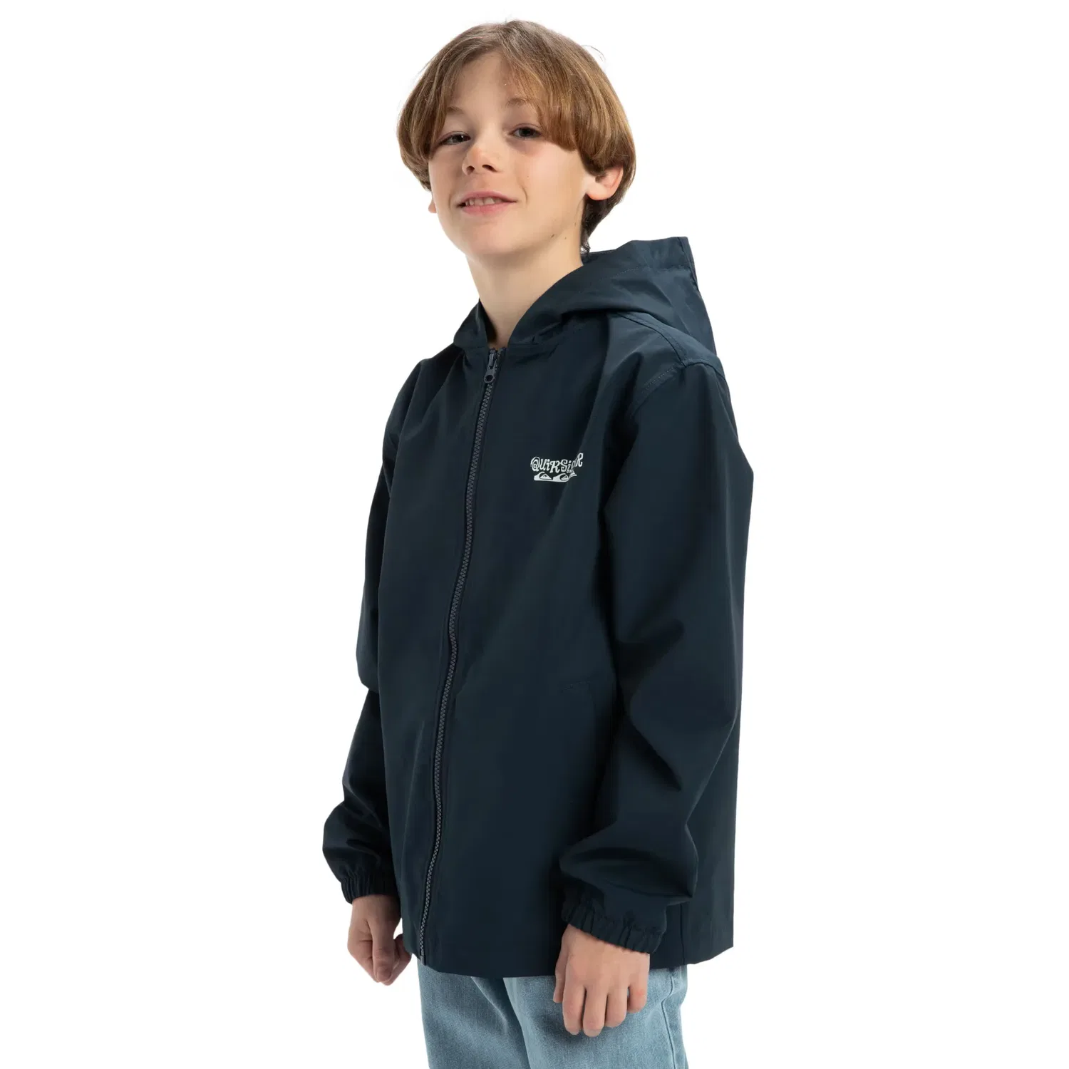 Детская куртка для мальчиков с капюшоном Rain Cloud Quiksilver, Azul — фото 3