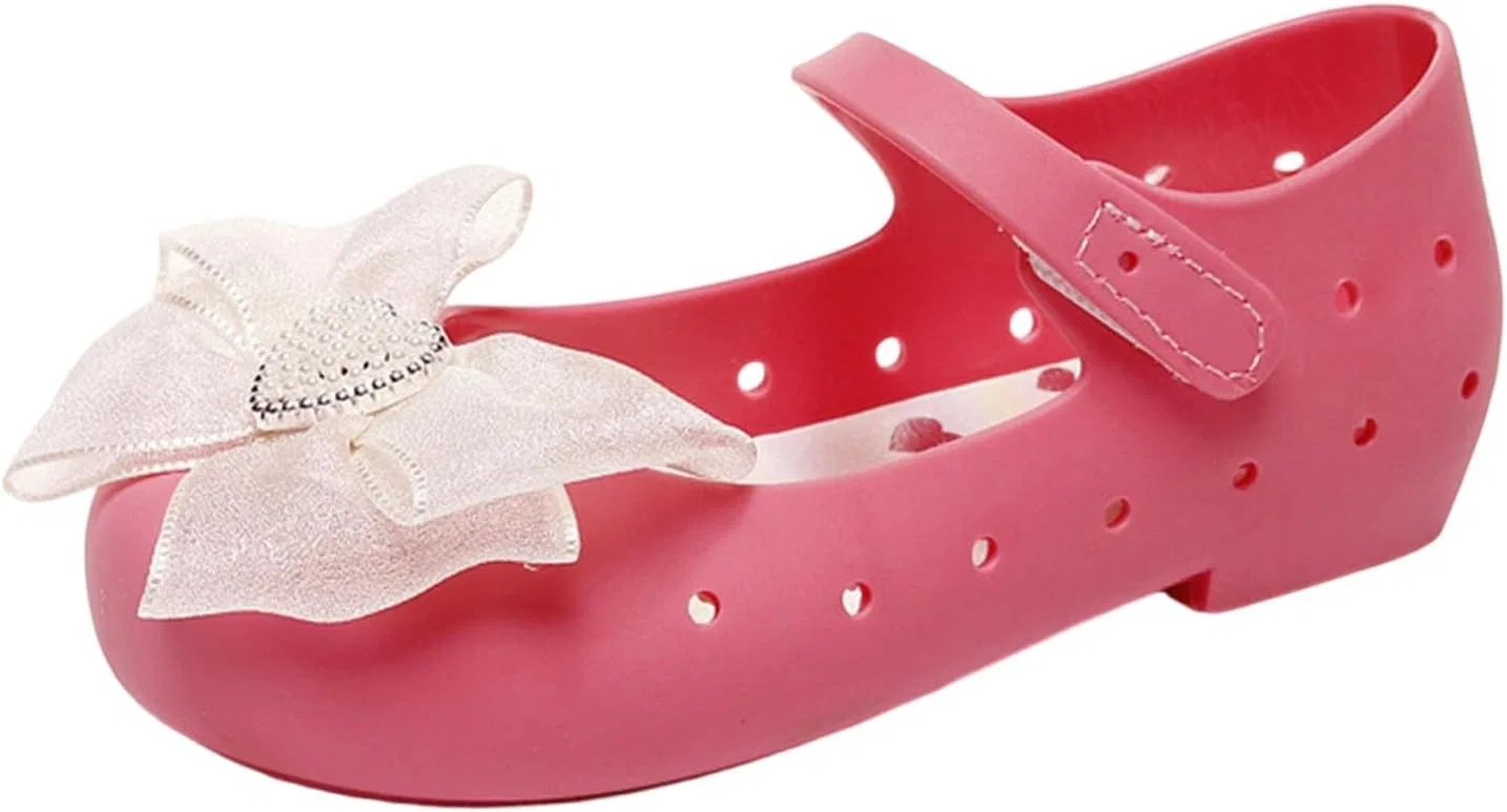Детские балетки для девочек с ремешком 3D Flower Ctreela, Pink