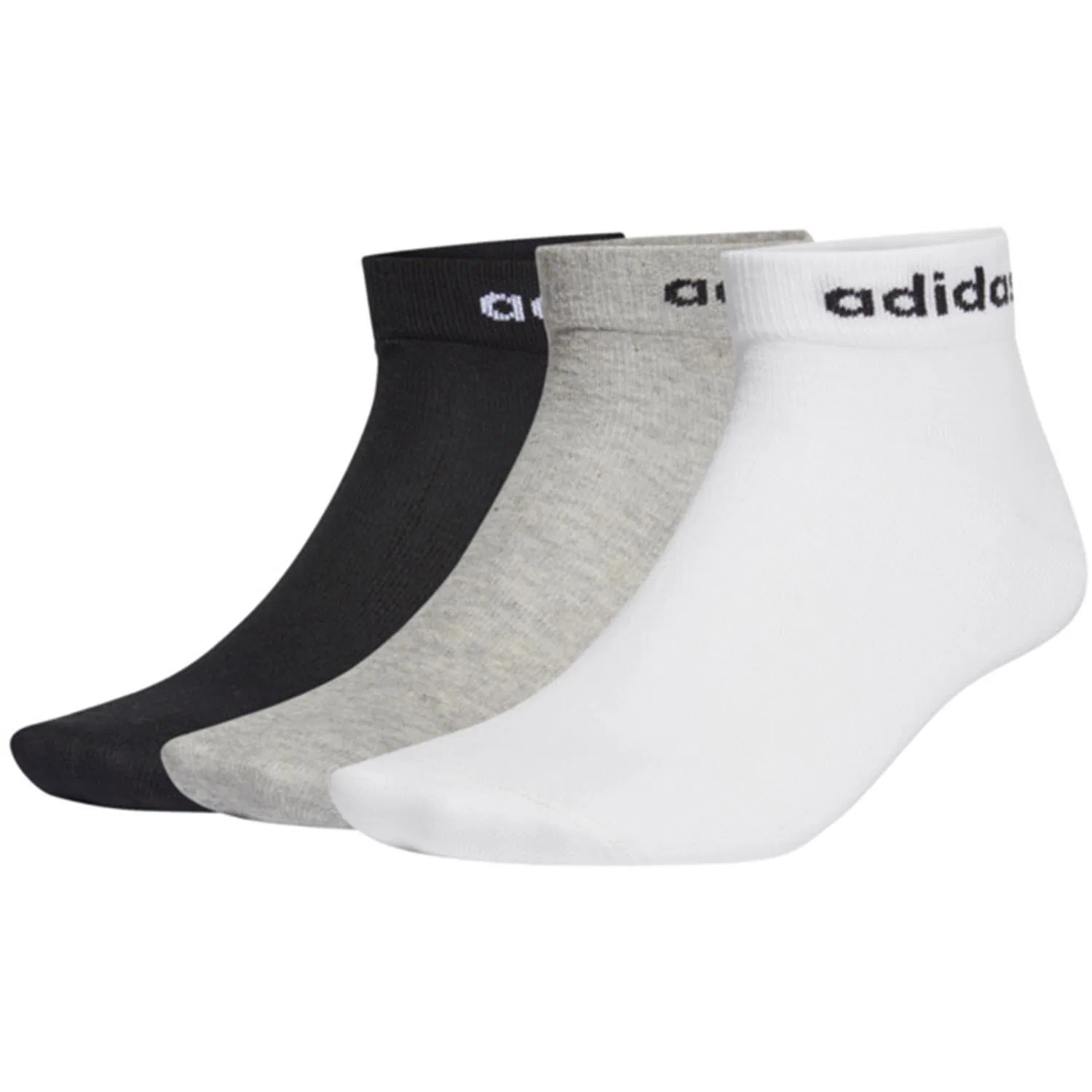 Унисекс носки по щиколотку с логотипом Adidas NC Ankle, цвет Черный