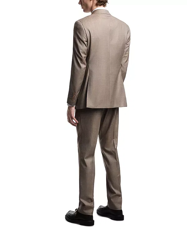 Мужской костюм классический модель G line regular fit Emporio Armani, Tan — фото 2