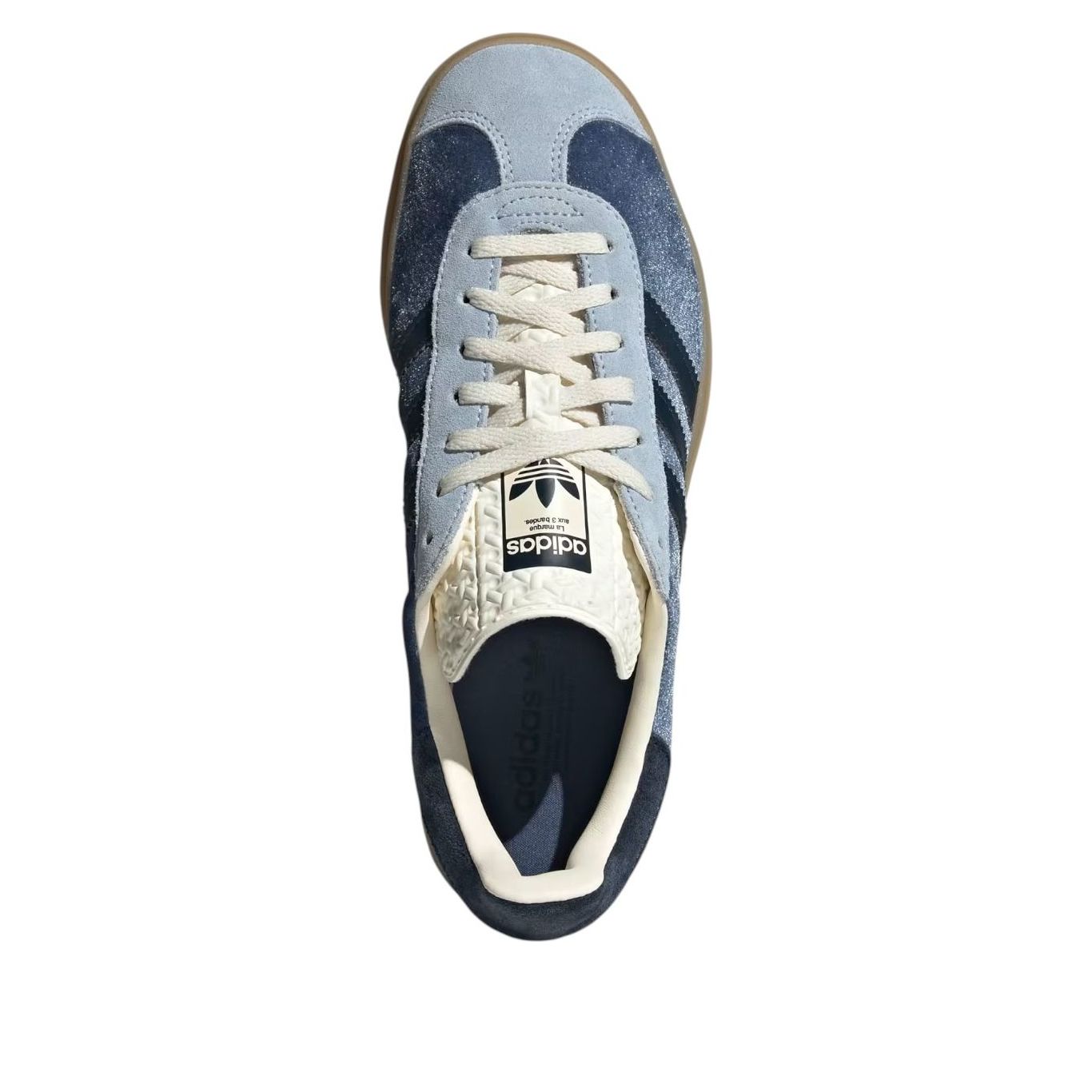 Кроссовки (WMNS) adidas Gazelle Bold Shoes 'Preloved Ink Aurora Ink' — фото 3