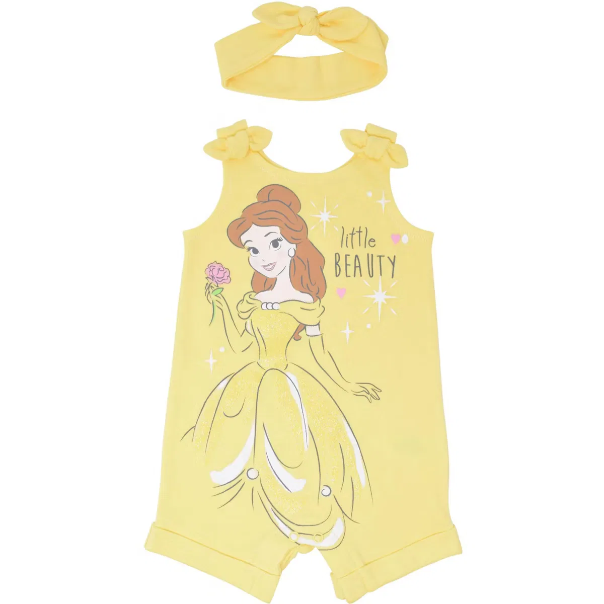 Боди-комбинезон с повязкой на голову Disney Princess Disney, Belle Yellow