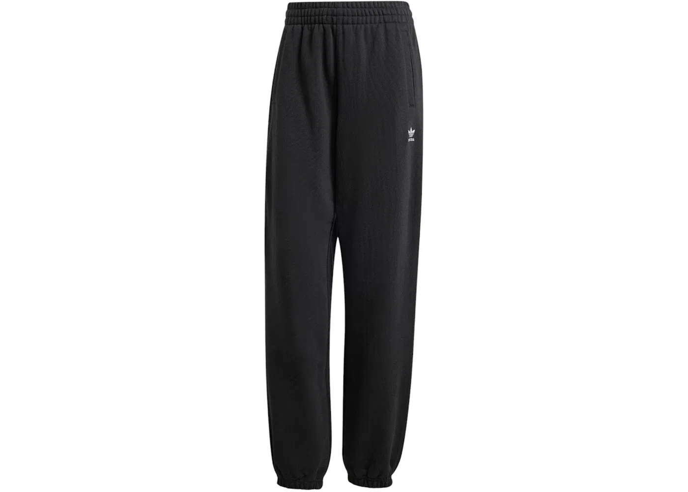 Женские штаны из футера Adidas, Black