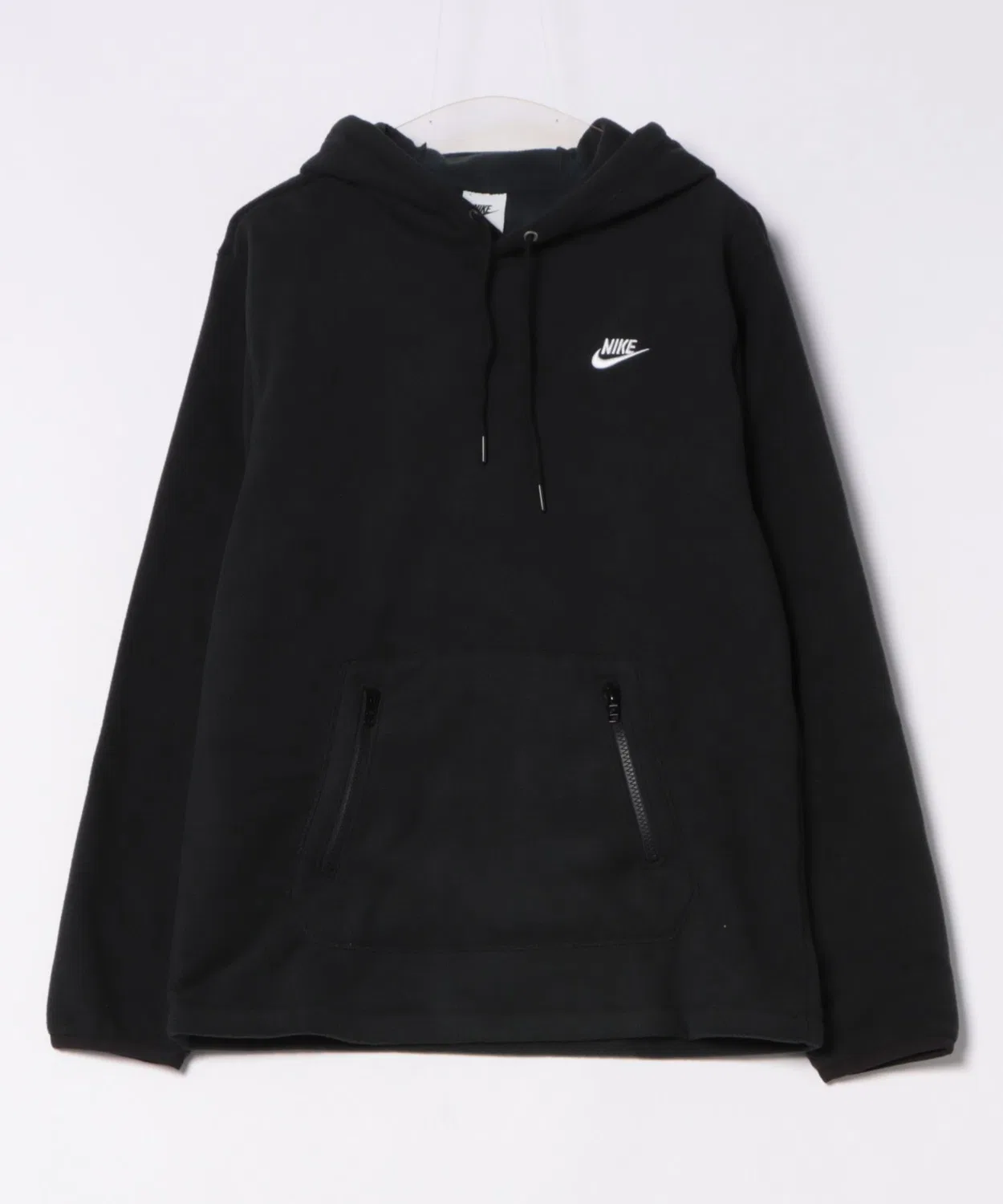 Мужской пуловер с длинным рукавом с брендом, Club Winterized Pullover L/S NIKE, Black