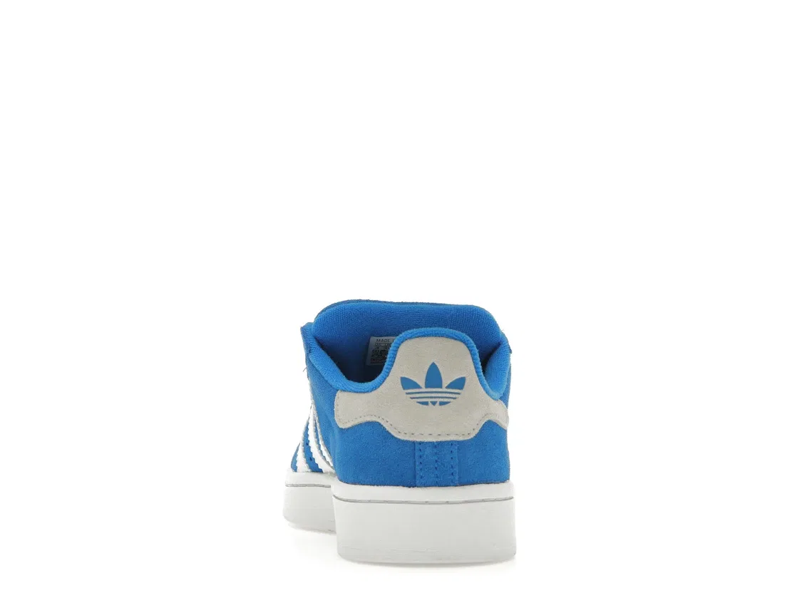 Детские кроссовки Lifestyle с длинным шнурком Adidas Campus 00s, Blue Bird/Cloud White/Blue Bird — фото 4