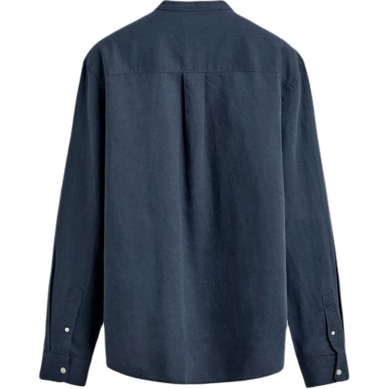 Мужская рубашка Dark Blue ZARA, темно-синий — фото 3