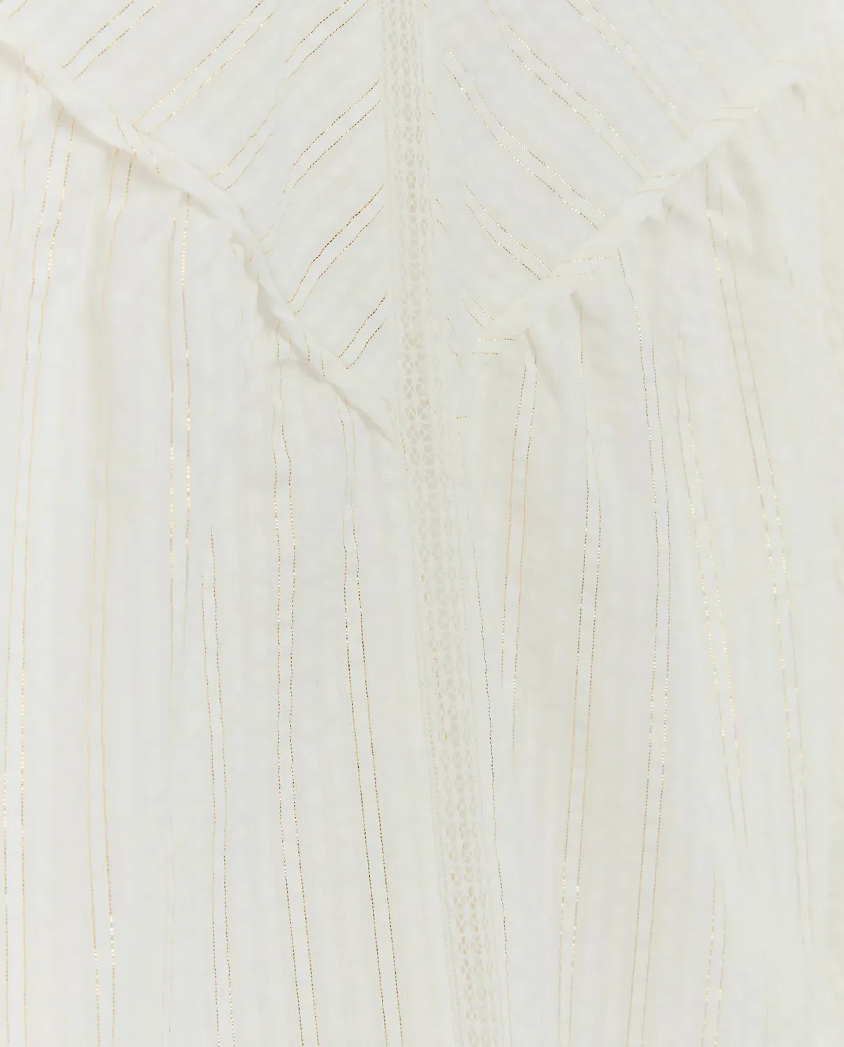 Детская блуза для девочки с рукавом 3/4 Lúrex Romántica Con Puntilla Coconut El Corte Inglés, Blanco Roto — фото 2