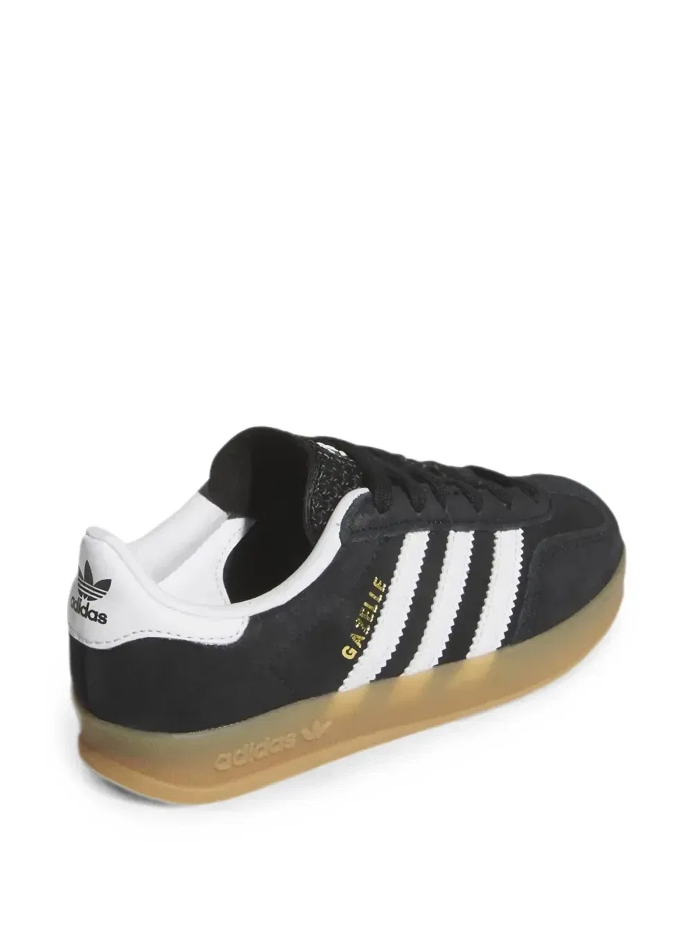 Кроссовки Gazelle Indoor с принтом-логотипом Adidas Kids, черный — фото 2