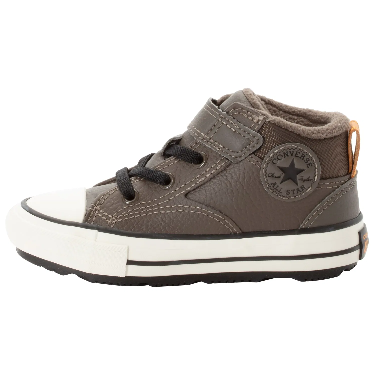 Детские кроссовки водонепроницаемые Chuck Taylor All Star Malden Street Easy-On Boot Converse, Truffle/Harvest Moon/Black — фото 2