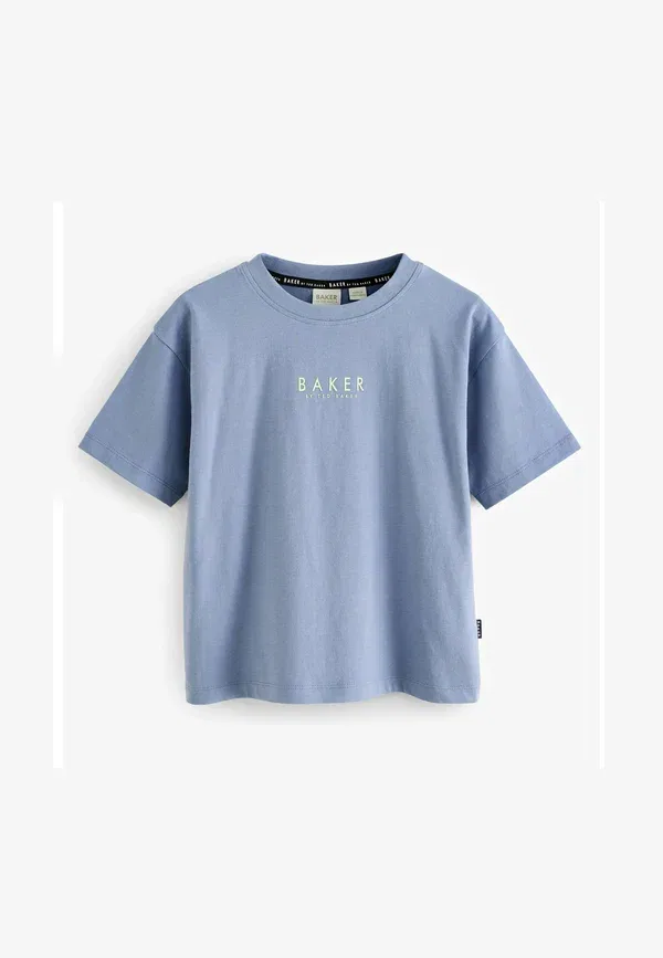 Футболка стандартного кроя - комплект из 3 штук - с принтом Baker By Ted Baker, темно-синий/зеленый — фото 2