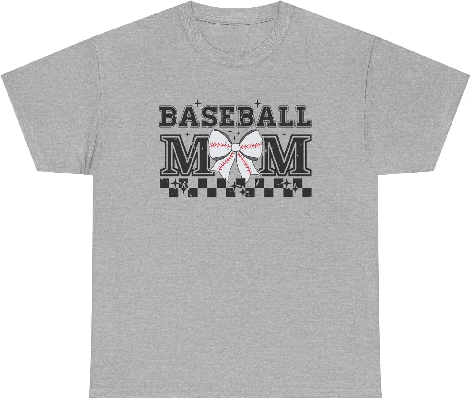 Женская футболка с принтом Baseball Mom Tee, Sport Grey