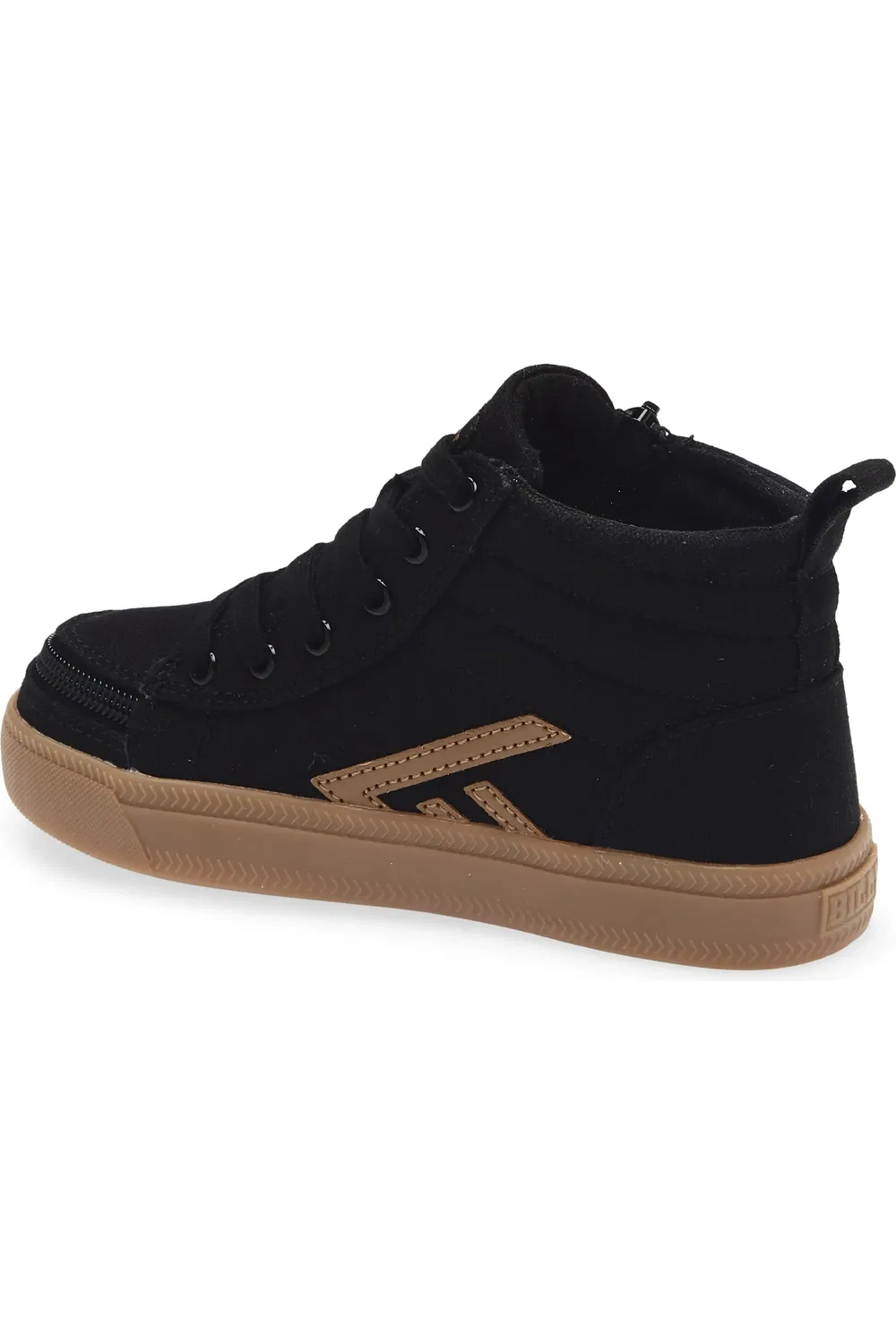 Детские кроссовки низкие с молнией Billy CS BILLY Footwear, Black/Gum — фото 2