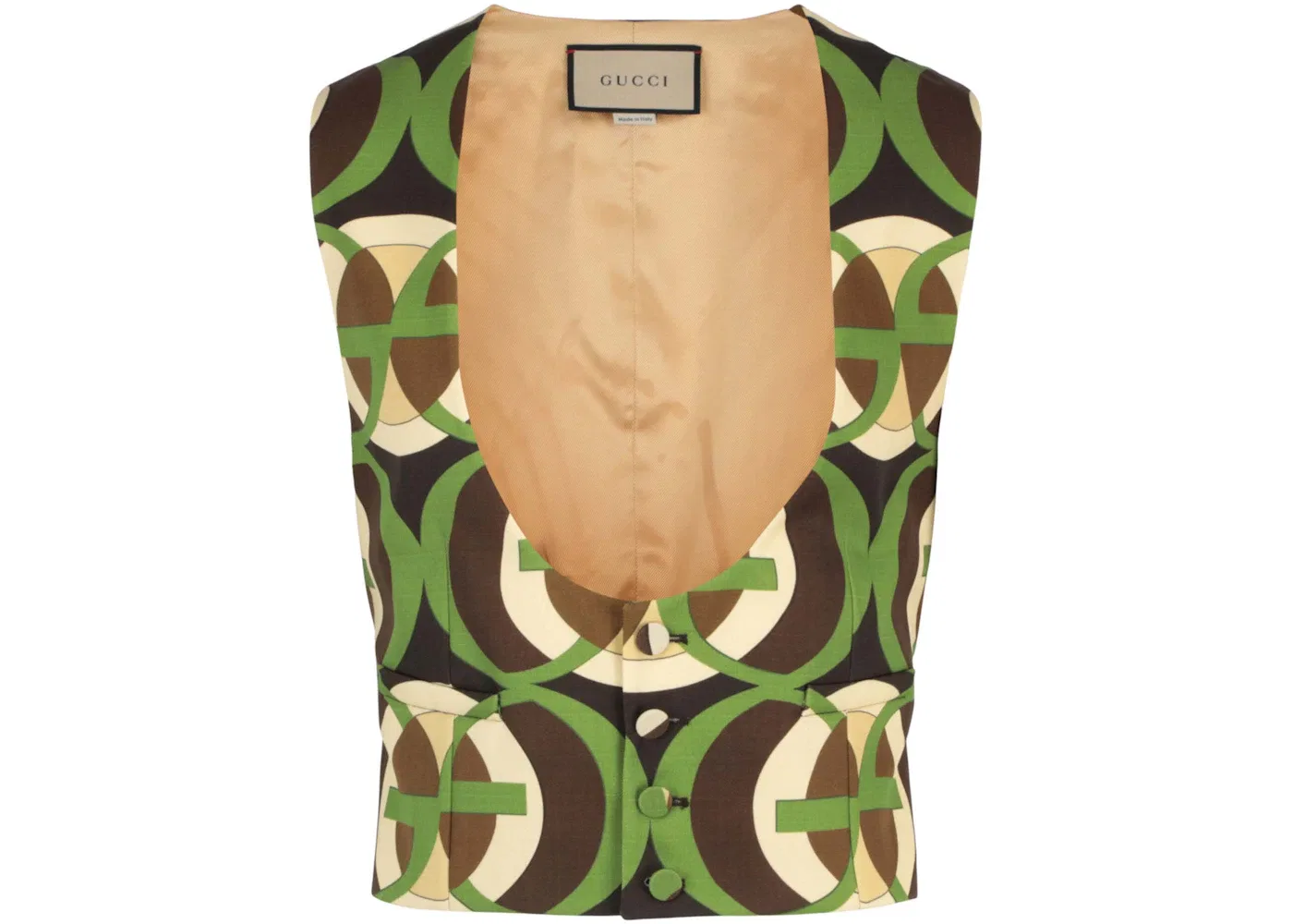 Мужской жилет с узором G Pattern Gucci, Green