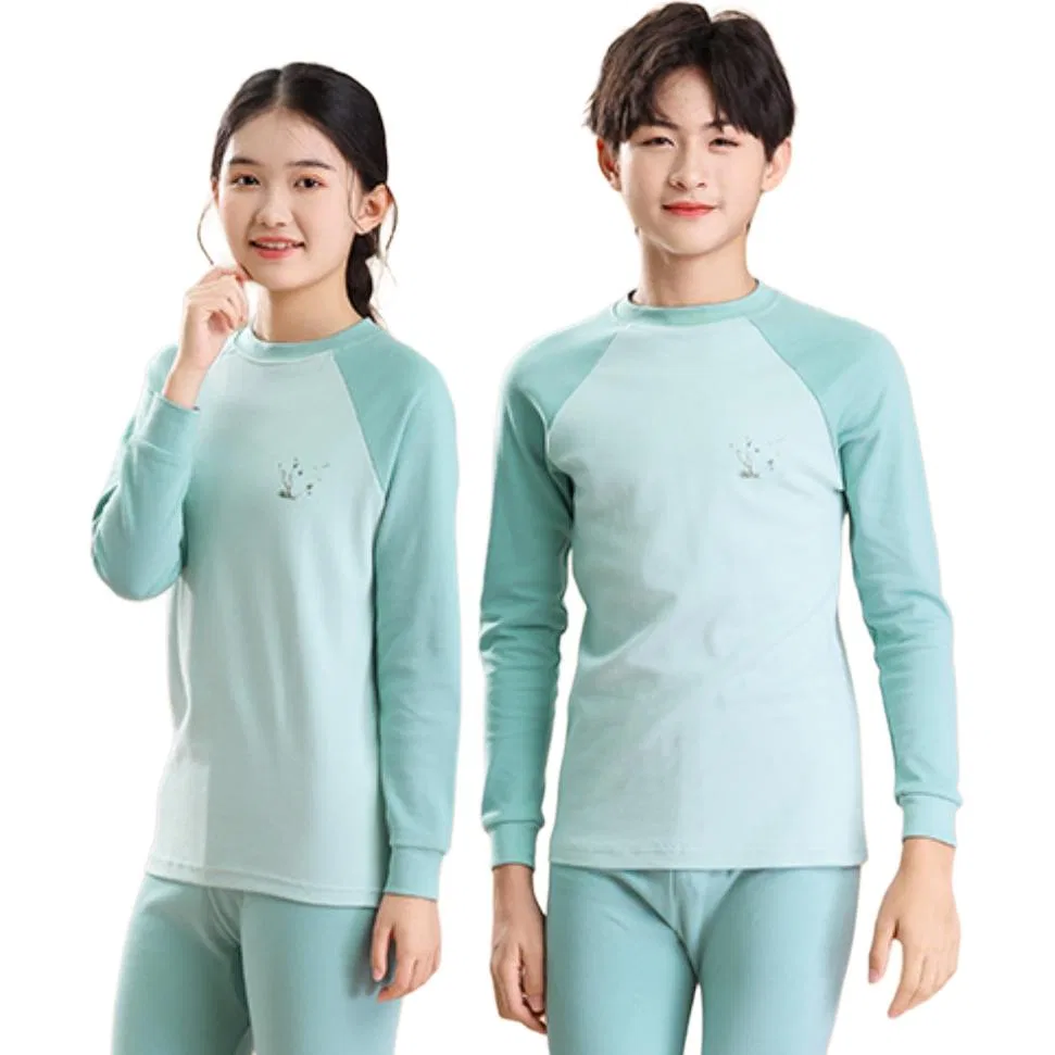Детское термобелье Mock Neck Blue-Green Spring Equinox Cotton Gene, Mock Neck Blue-Green Spring Equinox