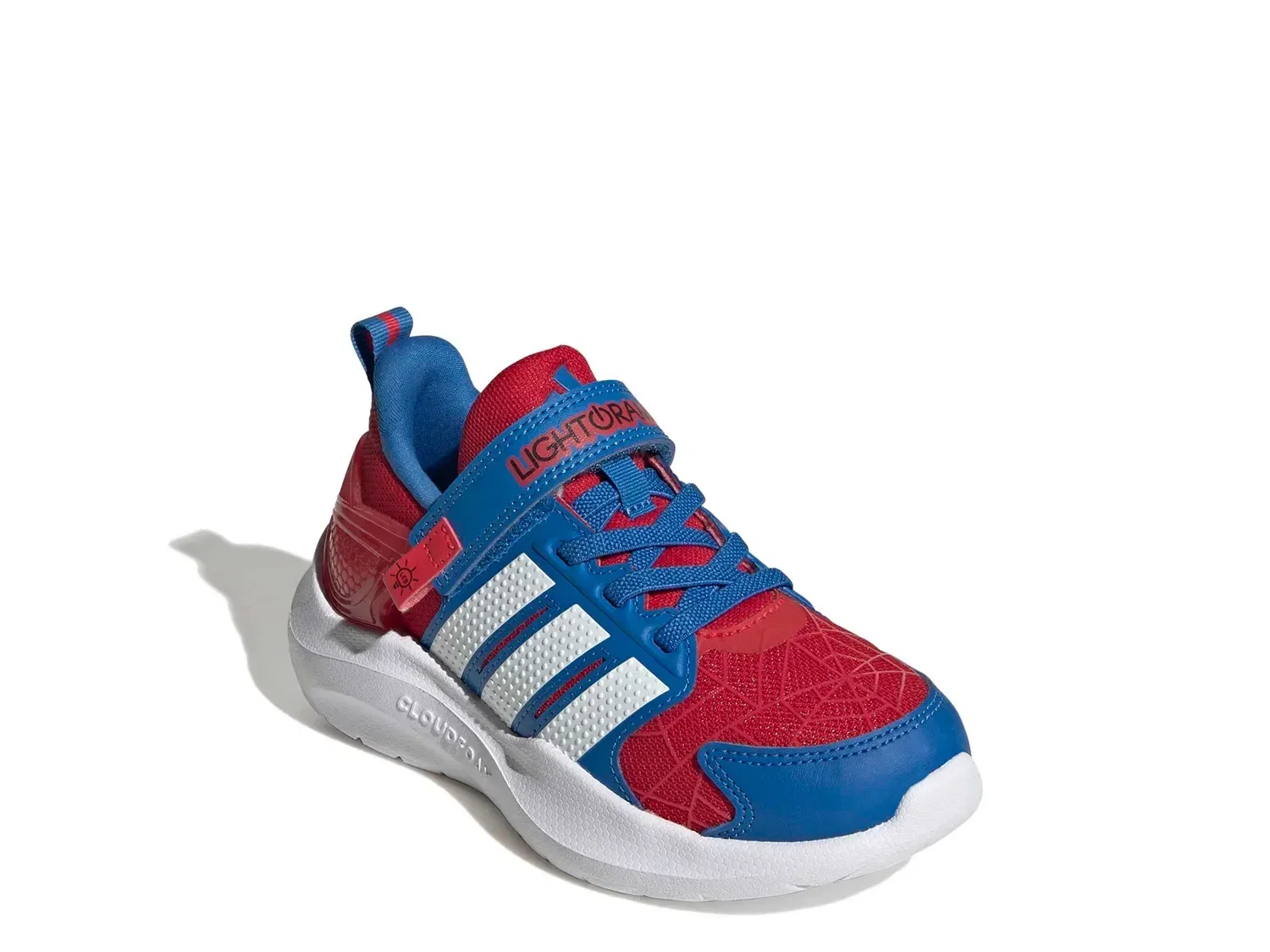 Кроссовки с подсветкой Marvel Spider-Man Lightorama, adidas, Красный/Синий