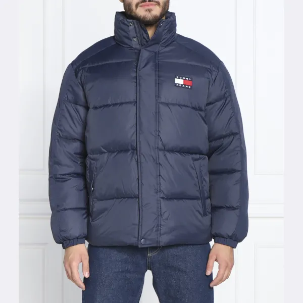 

Пуховик стандартного кроя с нашивкой Tommy Hilfiger, синий