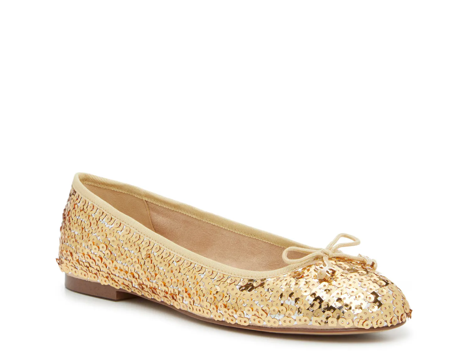

Балетки Felicia Ballet Flat Sam Edelman, золотой/металлик