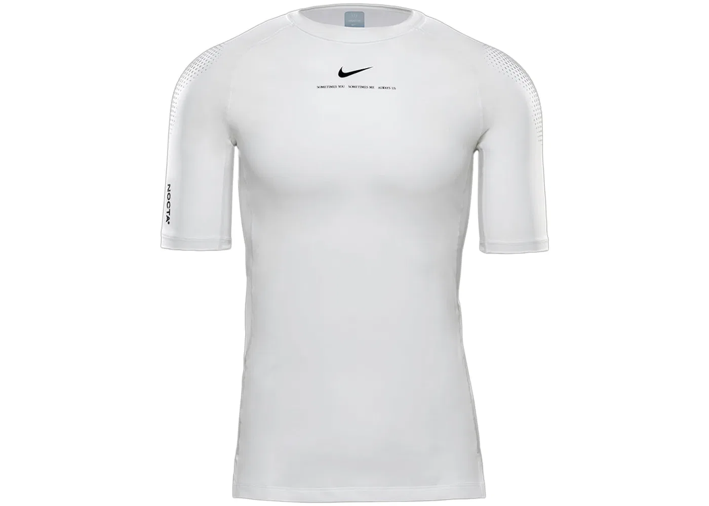 Мужской базовый слой с коротким рукавом Nike x NOCTA S/S Base Layer Top, белый