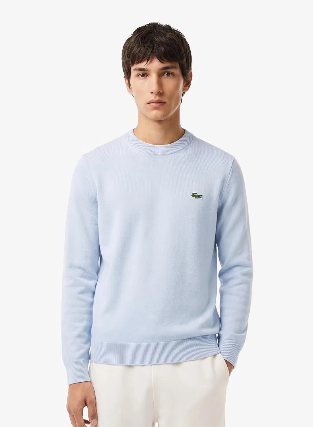 Пуловер с логотипом Lacoste, рилл