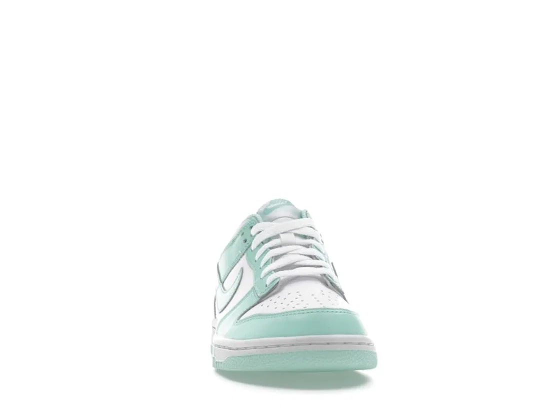 Детские кроссовки с низким верхом Nike Dunk Low, White/Mint Foam — фото 2