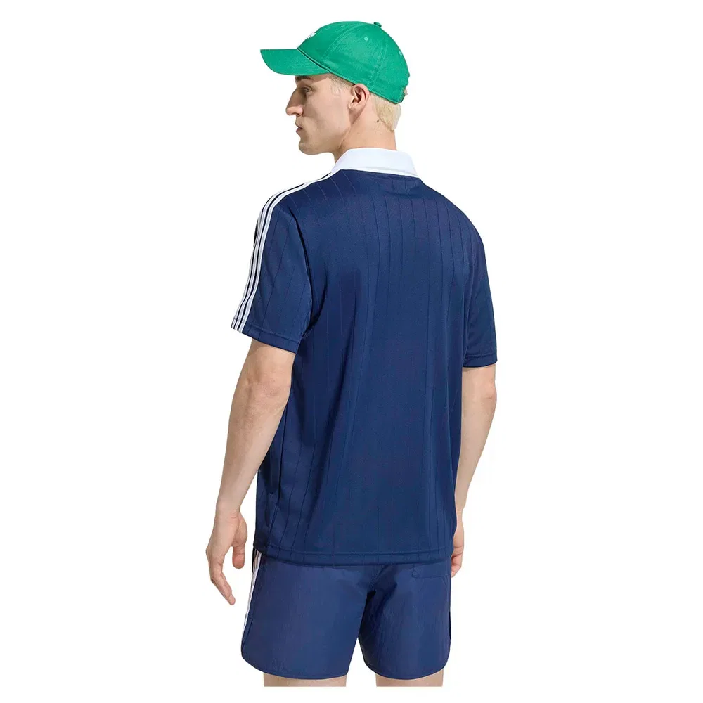 Мужская футболка с V-образным вырезом Drop Needle Jersey Adidas Originals, Blue — фото 2