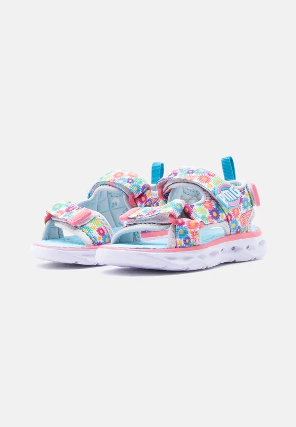 Сандалии текстильные Blinky Primigi, Multicolour/Pink, розовый/мультиколор — фото 2