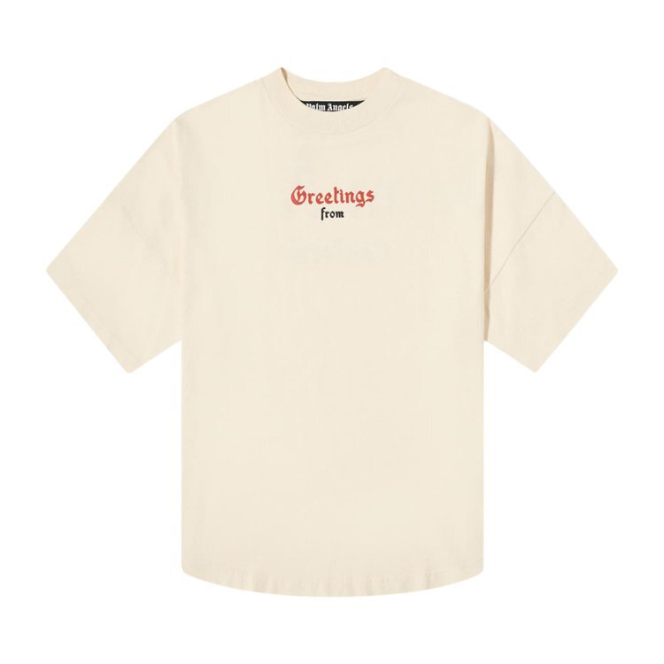 

Футболка Palm Angels California Logo Over Tee 'Off White/Red', белый