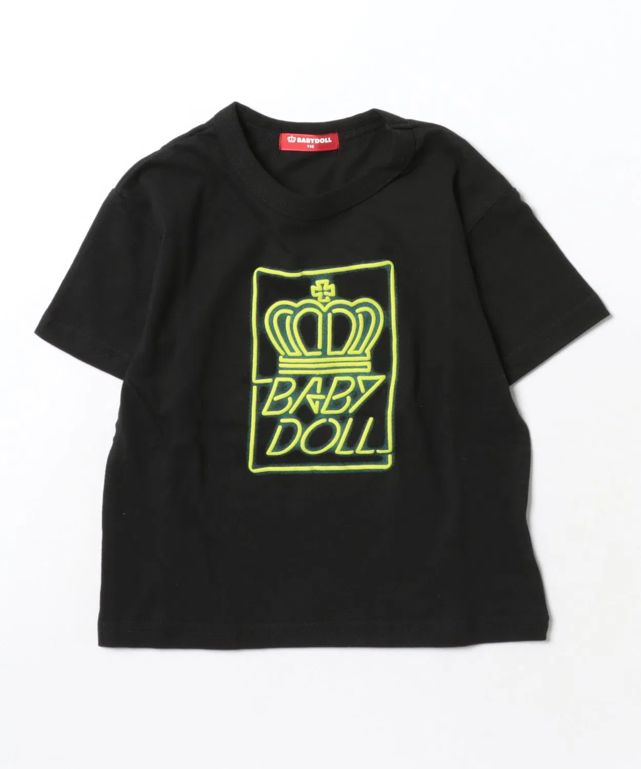 Детская футболка с принтом Neon Logo 1792K BABYDOLL, White — фото 2