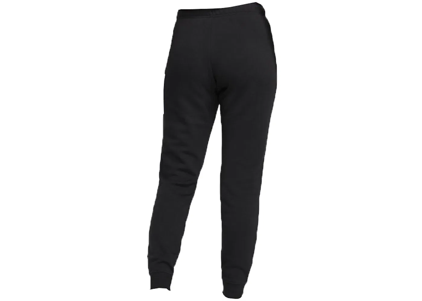 Женские спортивные штаны из футера с логотипом Nike, Black/White — фото 2
