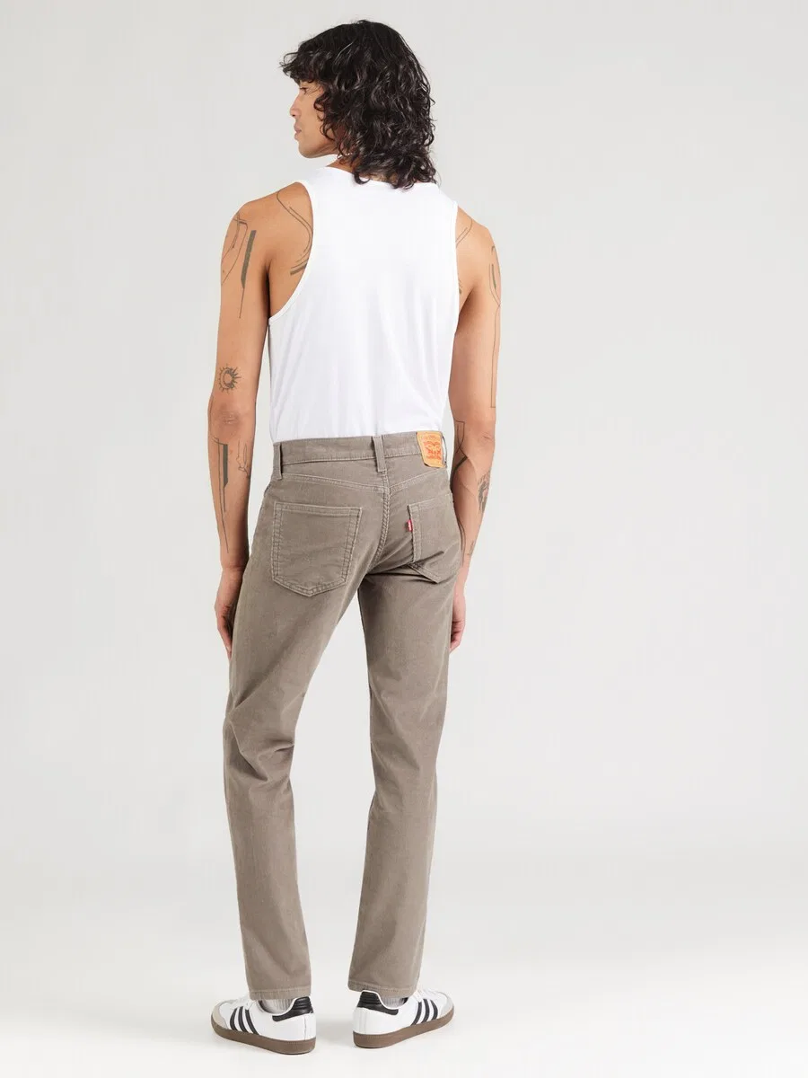 Джинсы LEVI'S Slim fit '511' бежевого цвета — фото 4
