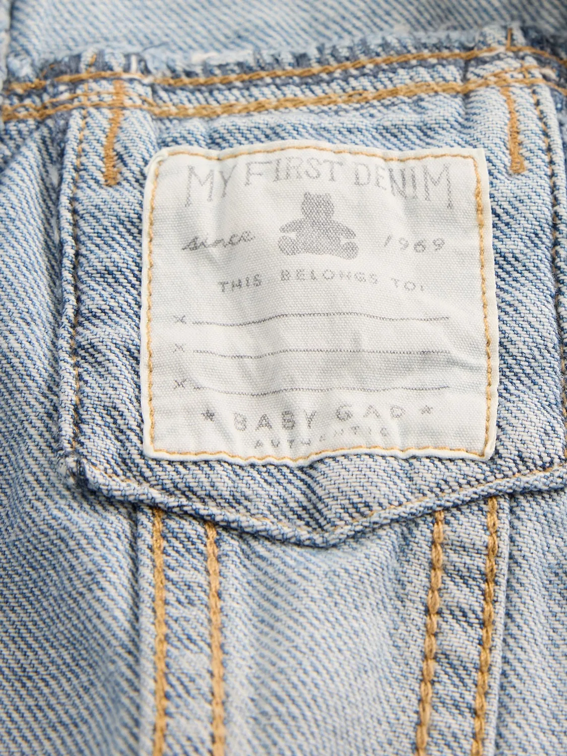 Джинсовая куртка UltraSoft Icon Gap, Medium Wash — фото 4