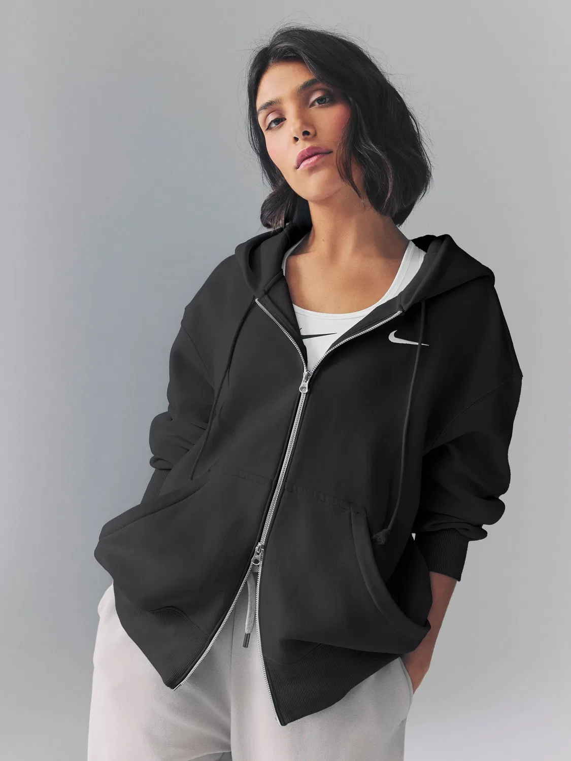 Худи Nike Phoenix Oversized, черный